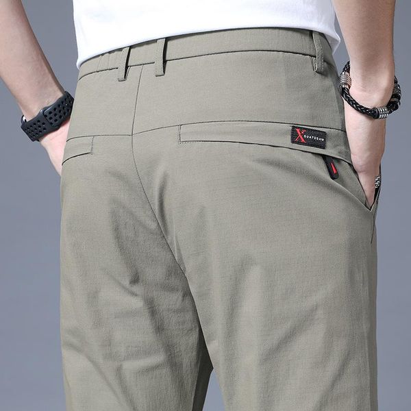 men's pants 4 colors classic solid color casual spring summer business fashion stretch cotton slim fit brand trousers male, Black
men's pants 4 colors classic solid color casual spring summer business fashion stretch cotton slim fit brand trousers male, Black
