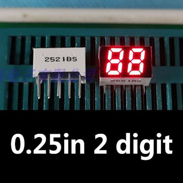 0.25" 0.25in red led display digital tube common cathode&anode 2 bit 7 segment, in stock, modules
0.25" 0.25in red led display digital tube common cathode&anode 2 bit 7 segment, in stock, modules