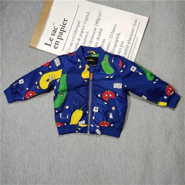 spring and autumn jacket children's boys girls vegetable fruit print zipper 211011, Blue
spring and autumn jacket children's boys girls vegetable fruit print zipper 211011, Blue