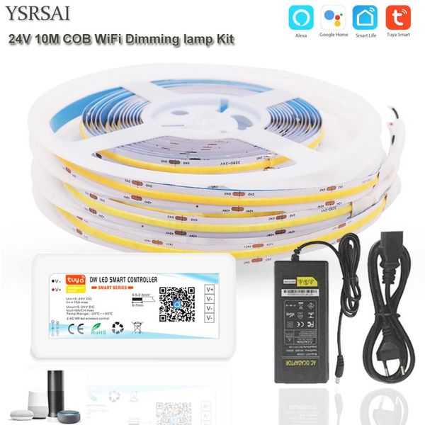 strips 10m dc24v tuya smart life app wifi dimmer controller led strip flexible fob cob lights warm/cool white for alexa google home
strips 10m dc24v tuya smart life app wifi dimmer controller led strip flexible fob cob lights warm/cool white for alexa google home