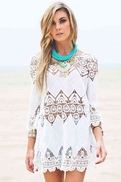 street style dresses 091716 women lace beach splice casual white mini es hollow out vestidos femininos 2015 solid swimwear ou, Black;pink
street style dresses 091716 women lace beach splice casual white mini es hollow out vestidos femininos 2015 solid swimwear ou, Black;pink