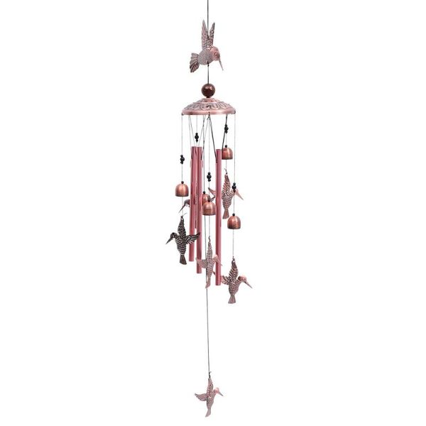 decorative objects & figurines 1pc delicate wind chime with hummingbirds wind-bell home decor
decorative objects & figurines 1pc delicate wind chime with hummingbirds wind-bell home decor