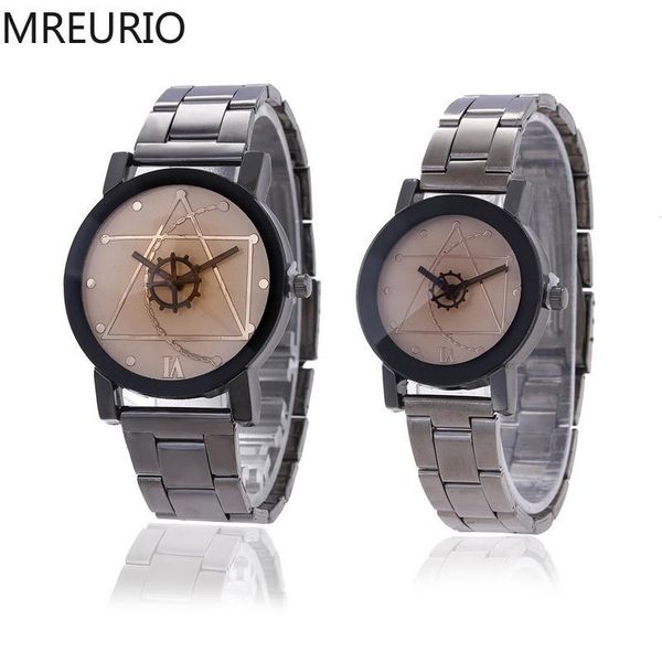 couple's watch alloy starry sky compass turntable gear dial stainless steel belt quartz for couples casual watches wristwatches, Slivery;brown
couple's watch alloy starry sky compass turntable gear dial stainless steel belt quartz for couples casual watches wristwatches, Slivery;brown