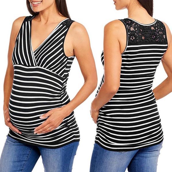 maternity dress maternity nightgown breastfeeding blouse t-shirts striped pregnant women nursing pajamas nightwear sleepwear, White
maternity dress maternity nightgown breastfeeding blouse t-shirts striped pregnant women nursing pajamas nightwear sleepwear, White