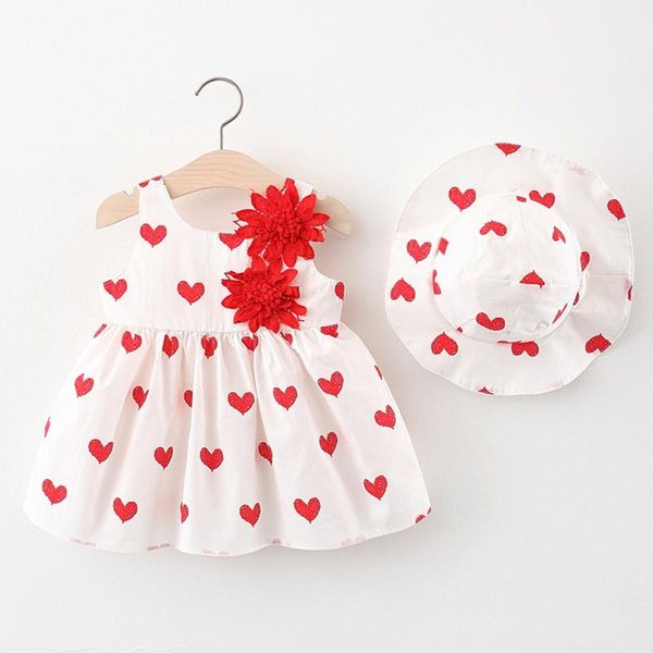 girl's dresses summer girls dress sleeveless bow flower print princess dress+hat set outfit kids clothes baby children clothing vestido, Red;yellow
girl's dresses summer girls dress sleeveless bow flower print princess dress+hat set outfit kids clothes baby children clothing vestido, Red;yellow