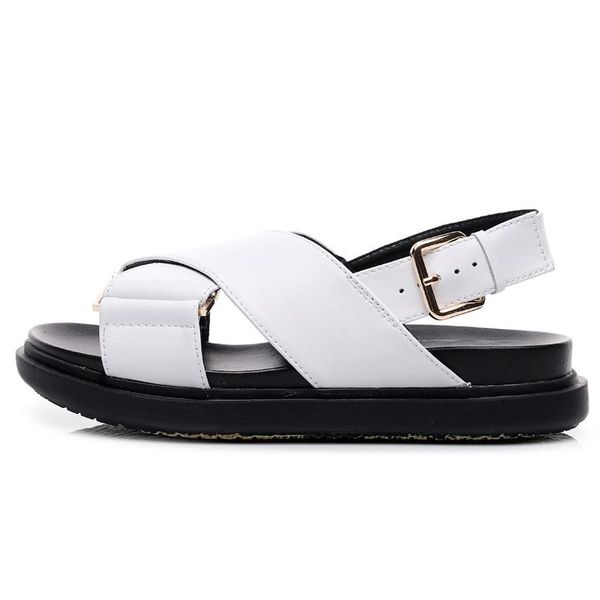girls open toe back strap white genuine leather sandals flat cowhide roman beach women rubber sole footwear, Black
girls open toe back strap white genuine leather sandals flat cowhide roman beach women rubber sole footwear, Black
