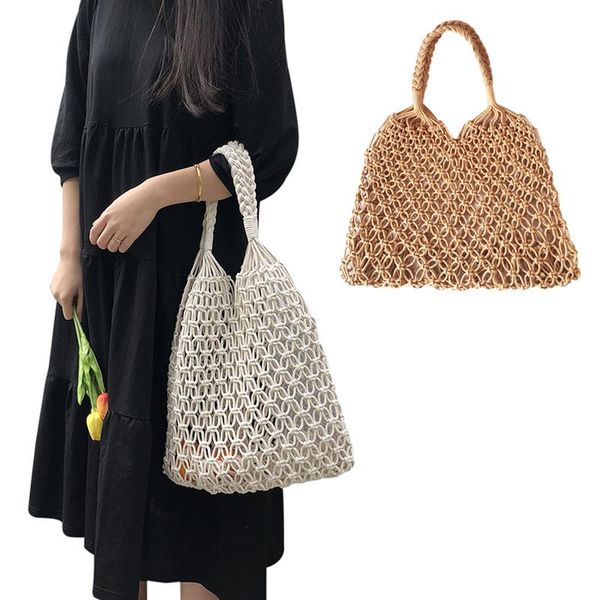 storage bags fashion woven bag mesh rope weaving tie buckle reticulate hollow no lined net shoulder
storage bags fashion woven bag mesh rope weaving tie buckle reticulate hollow no lined net shoulder