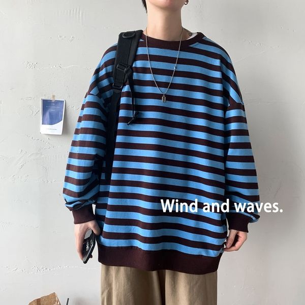 men's t-shirts spring cotton striped t shirt fashion retro casual o-neck t-shirt men streetwear korean loose long-sleeved tshirt m, White;black
men's t-shirts spring cotton striped t shirt fashion retro casual o-neck t-shirt men streetwear korean loose long-sleeved tshirt m, White;black