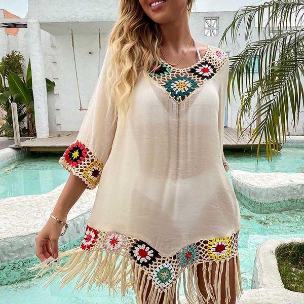 women's swimwear women dress for summer the beach cover up 2021 bathroom outlet ins web languid lazy flower smock print polyester swims, White;black
women's swimwear women dress for summer the beach cover up 2021 bathroom outlet ins web languid lazy flower smock print polyester swims, White;black