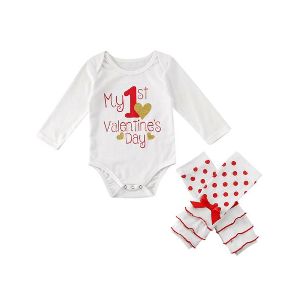 my 1st valentines day newborn baby girls boys bodysuits 3pcs letter print long sleeve jumpsuits+dot leg warms outfits clothes, White
my 1st valentines day newborn baby girls boys bodysuits 3pcs letter print long sleeve jumpsuits+dot leg warms outfits clothes, White