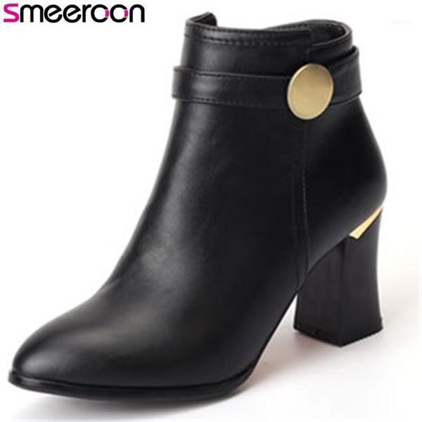 boots smeeroon fashion ankle for women high heels autumn winter round toe prom shoes zip big size 33-4311, Black
boots smeeroon fashion ankle for women high heels autumn winter round toe prom shoes zip big size 33-4311, Black