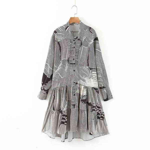spring ruffles dress women long sleeves patchwork floral print casual a-line vintage party vacation knee length xz2314 210525, Black;gray
spring ruffles dress women long sleeves patchwork floral print casual a-line vintage party vacation knee length xz2314 210525, Black;gray