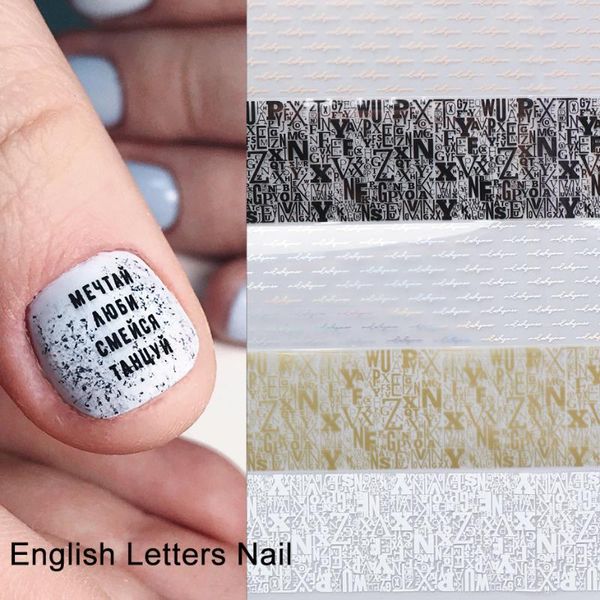 nail art kits 10pcs transfer foil set cool english letter stickers for nails inscriptions alphabet design sliders decals decoration
nail art kits 10pcs transfer foil set cool english letter stickers for nails inscriptions alphabet design sliders decals decoration