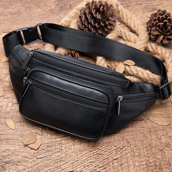 soft genuine leather sheepskin waist packs men bags fanny pack belt bag phone travel male small chest black
soft genuine leather sheepskin waist packs men bags fanny pack belt bag phone travel male small chest black