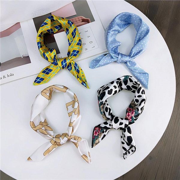 scarves 2021 the four seasons head scarf neckerchief animal print fashion satin 50*50cm small/square/silk/neck/ring/scarf for women, Blue;gray
scarves 2021 the four seasons head scarf neckerchief animal print fashion satin 50*50cm small/square/silk/neck/ring/scarf for women, Blue;gray