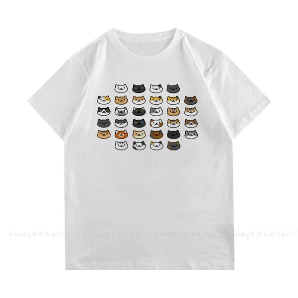 women's t-shirt women tshirt neko atsume kitty collector cat backyard summer shirt harajuku oversized female short sleeve, White
women's t-shirt women tshirt neko atsume kitty collector cat backyard summer shirt harajuku oversized female short sleeve, White