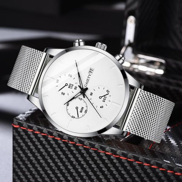 wristwatches 2021 relogio masculino watches men fashion calendar stainless steel leather band watch quartz business wristwatch reloj hombre, Slivery;brown
wristwatches 2021 relogio masculino watches men fashion calendar stainless steel leather band watch quartz business wristwatch reloj hombre, Slivery;brown