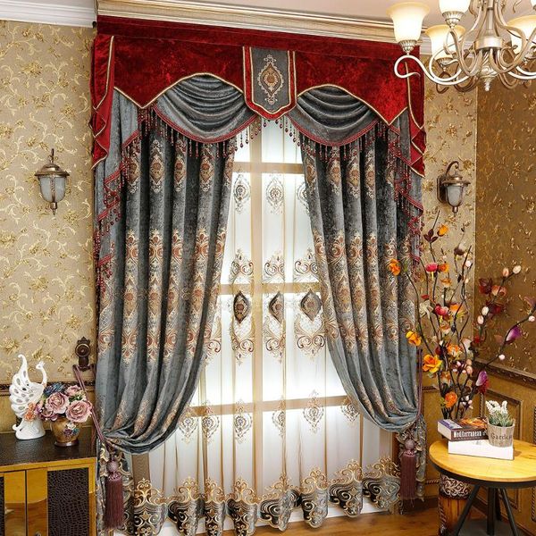 curtain & drapes chenille european high-grade blinds thick blackout curtains bedroom luxury villa living room kitchen els floral
curtain & drapes chenille european high-grade blinds thick blackout curtains bedroom luxury villa living room kitchen els floral