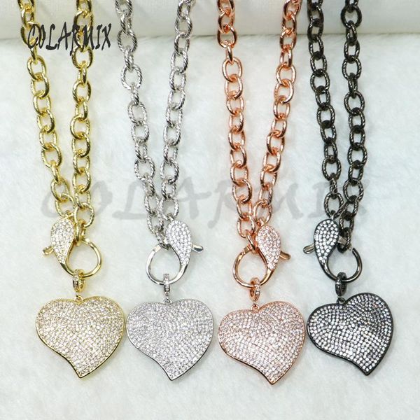 strands love heart pendants necklace lobster clasp zircon jewels fashion jewelry accessories for women 50541 chains, Silver
strands love heart pendants necklace lobster clasp zircon jewels fashion jewelry accessories for women 50541 chains, Silver