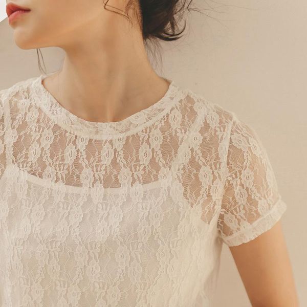 women's blouses & shirts preppy style temperament hollow out lace short sleeve summer party blouse women casual thin shirt clothing, White
women's blouses & shirts preppy style temperament hollow out lace short sleeve summer party blouse women casual thin shirt clothing, White
