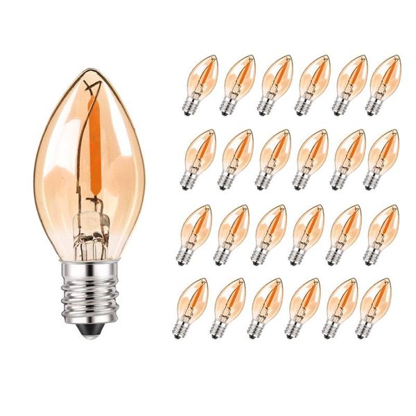 grensk amber glow c7g 0.5w e14 edison dimmable led filament bulbs warm white 2200k candelabra night lamp e12 220v 25pcs /lot
grensk amber glow c7g 0.5w e14 edison dimmable led filament bulbs warm white 2200k candelabra night lamp e12 220v 25pcs /lot