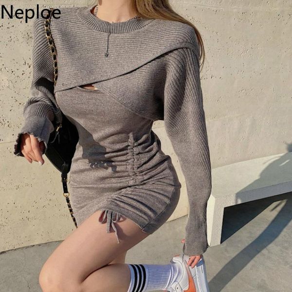 women's tracksuits neploe fashion outfits for women lady knit pullovers cloak bodycon slim drawstring sling mini dress female two piece, Gray
women's tracksuits neploe fashion outfits for women lady knit pullovers cloak bodycon slim drawstring sling mini dress female two piece, Gray