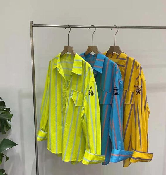aya/tt 2021 new spring and autumn womens clothing shirt candy color simple single pocket vertical stripe shirt women, White
aya/tt 2021 new spring and autumn womens clothing shirt candy color simple single pocket vertical stripe shirt women, White