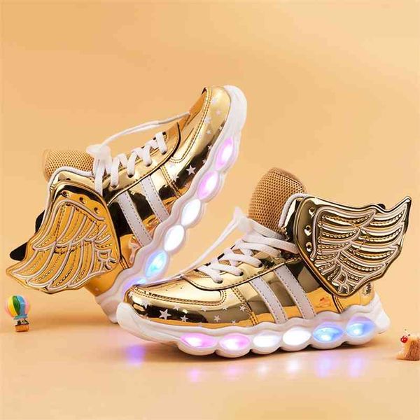 kids boots luminous wing sneakers boy girl led light up shoes glowing light kids shoes children led sneakers brand 210329, Black
kids boots luminous wing sneakers boy girl led light up shoes glowing light kids shoes children led sneakers brand 210329, Black