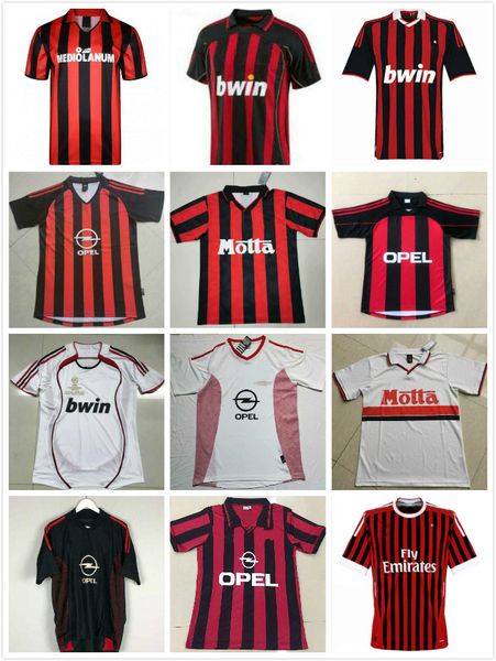 90 91 retro soccer jersey kaka gilardino inzaghi ronaldo retro camiseta 2006 2007 long sleeve milan soccer jersey classic vintage, Black;yellow
90 91 retro soccer jersey kaka gilardino inzaghi ronaldo retro camiseta 2006 2007 long sleeve milan soccer jersey classic vintage, Black;yellow