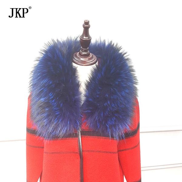 scarves jkp genuine raccoon fur collar real scarf for women winter warm temperament shawl and wraps 100% natural animal, Blue;gray
scarves jkp genuine raccoon fur collar real scarf for women winter warm temperament shawl and wraps 100% natural animal, Blue;gray