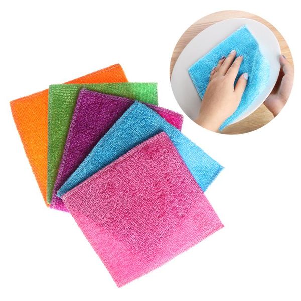 cleaning cloths 5pcs/pack gifts high efficient anti-grease dish cloth bamboo fiber washing towel magic kitchen scouring pad wiping rags
cleaning cloths 5pcs/pack gifts high efficient anti-grease dish cloth bamboo fiber washing towel magic kitchen scouring pad wiping rags