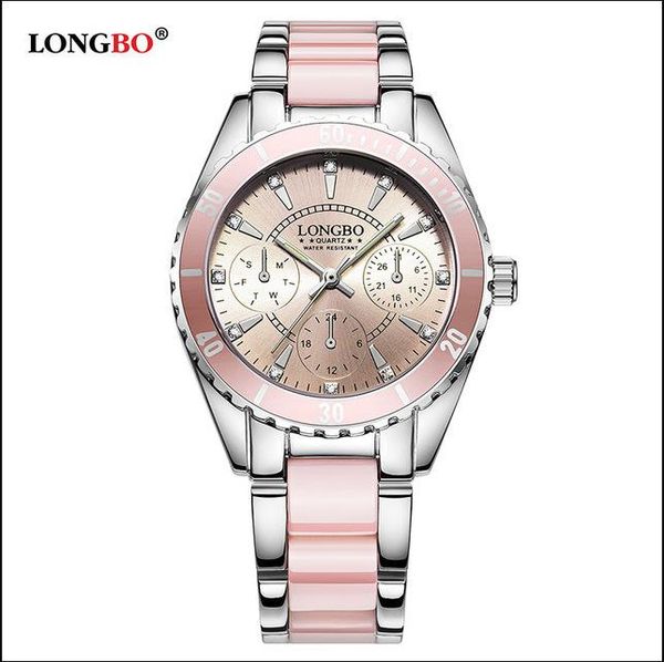wristwatches longbo 80303 selling women's watch fake three eye ceramic steel band waterproof luminous quartz, Slivery;brown
wristwatches longbo 80303 selling women's watch fake three eye ceramic steel band waterproof luminous quartz, Slivery;brown
