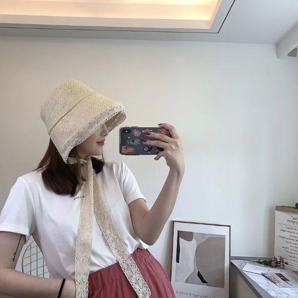 beanies straw hat women's summer lace edge travel lace-up japanese sweet sun-proof big brim bucket
beanies straw hat women's summer lace edge travel lace-up japanese sweet sun-proof big brim bucket