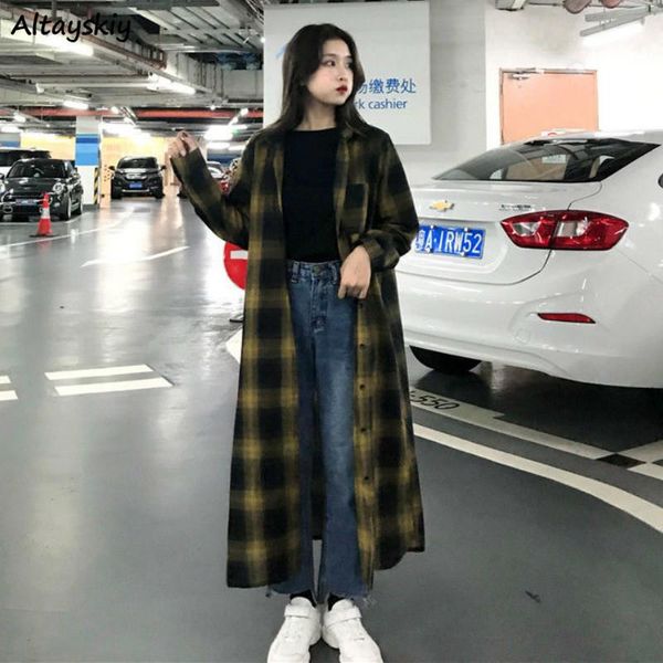 women's blouses & shirts women korean chic vintage simple daily girls streetwear long blusas single breasted sun-proof casual est femme, White
women's blouses & shirts women korean chic vintage simple daily girls streetwear long blusas single breasted sun-proof casual est femme, White
