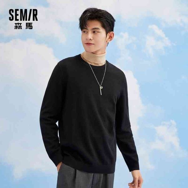 semir men 2021 autumn new o neck elegant fashion korean pullover warm sweater trend simple solid, Black
semir men 2021 autumn new o neck elegant fashion korean pullover warm sweater trend simple solid, Black