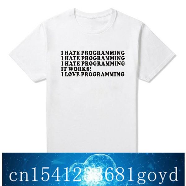 men's t-shirts summer i hate programming funny computer programmer coding t shirts short sleeve o neck fashion cotton male, White;black
men's t-shirts summer i hate programming funny computer programmer coding t shirts short sleeve o neck fashion cotton male, White;black