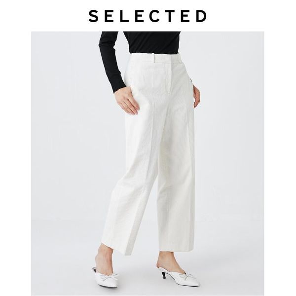 women's pants & capris selected women straight fit corduroy pure color mid-rise crop s|419418506, Black;white
women's pants & capris selected women straight fit corduroy pure color mid-rise crop s|419418506, Black;white