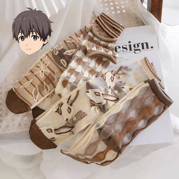 socks children' summer middle tube glass milk tea summer thin breathable jk leg socks ice silk, Red;black
socks children' summer middle tube glass milk tea summer thin breathable jk leg socks ice silk, Red;black