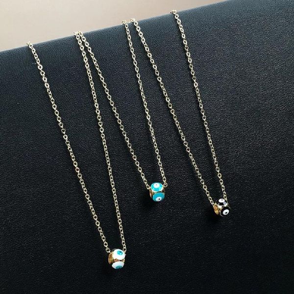 pendant necklaces dripping oil eye copper necklace classic turkish enamel devil's clavicle chain for women fashion jewelry, Silver
pendant necklaces dripping oil eye copper necklace classic turkish enamel devil's clavicle chain for women fashion jewelry, Silver
