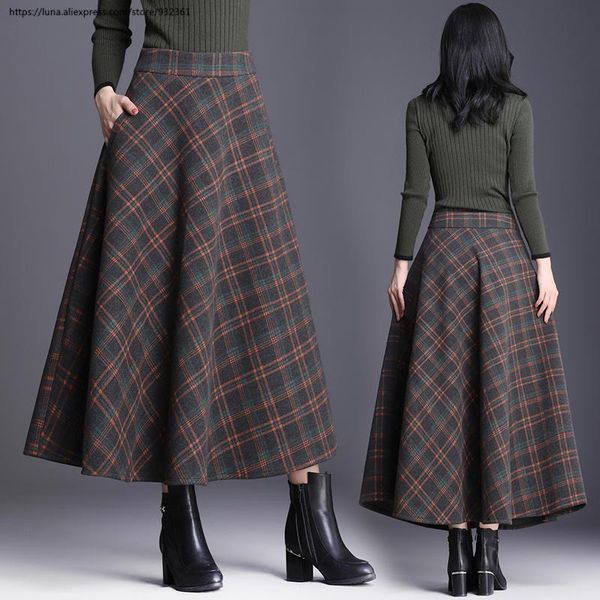 skirts korean fashion high waist print plaid long skirt elegant slim big hem women plus size womens clothing dr2564, Black
skirts korean fashion high waist print plaid long skirt elegant slim big hem women plus size womens clothing dr2564, Black
