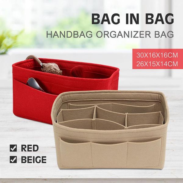 make up organizer felt insert bag for handbag travel inner purse portable cosmetic bags fit various brand & cases
make up organizer felt insert bag for handbag travel inner purse portable cosmetic bags fit various brand & cases