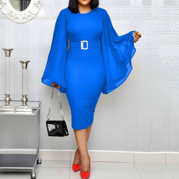 blue bodycon elegant office midi dresses belted cocktail party dress women african slim long sleeve ladies robe de soiree, White
blue bodycon elegant office midi dresses belted cocktail party dress women african slim long sleeve ladies robe de soiree, White
