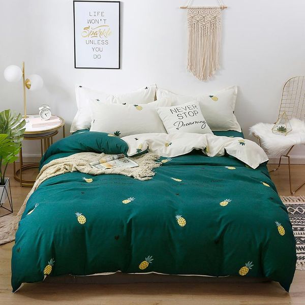 bedding sets fashion green pineapple flower simple duvet cover with pillowcase twin full king size 3/4pcs bed sheet
bedding sets fashion green pineapple flower simple duvet cover with pillowcase twin full king size 3/4pcs bed sheet