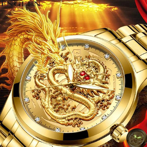 wristwatches wristwatch male golden quartz clock china 3d dragon watch business men watches relogio masculino, Slivery;brown
wristwatches wristwatch male golden quartz clock china 3d dragon watch business men watches relogio masculino, Slivery;brown