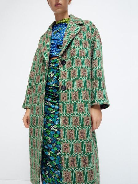 women's wool & blends hwlzltzht women winter long jacquard woolen coat single breasted oversized pocket warm overcoat plus size cold st, Black
women's wool & blends hwlzltzht women winter long jacquard woolen coat single breasted oversized pocket warm overcoat plus size cold st, Black