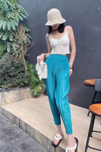 women's pants & capris iw0524 fashion 2021 runway luxury european design party style clothing, Black;white
women's pants & capris iw0524 fashion 2021 runway luxury european design party style clothing, Black;white