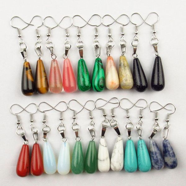 dangle & chandelier 11pair mixed gemstoen teardrop 49mm 25x10mm earrings th181016(send randomly), Silver
dangle & chandelier 11pair mixed gemstoen teardrop 49mm 25x10mm earrings th181016(send randomly), Silver