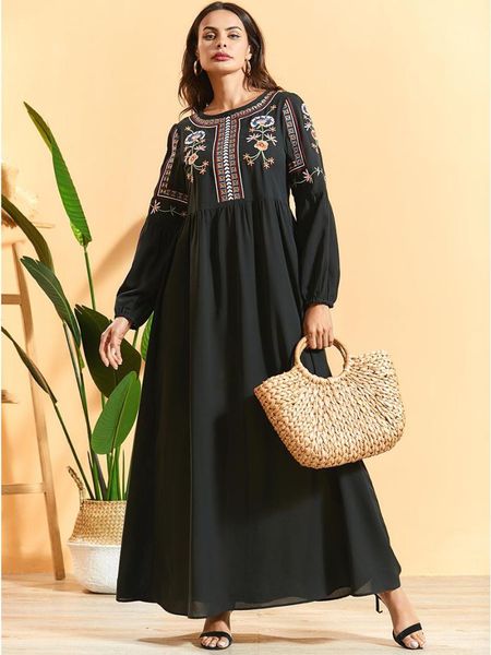 casual dresses fashionable plus size women dress black floral embroidered long sleeved elegant bohemian ta9436, Black;gray
casual dresses fashionable plus size women dress black floral embroidered long sleeved elegant bohemian ta9436, Black;gray