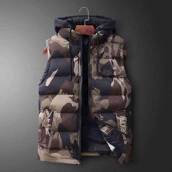 men's vests men vest camouflage windproof polyester oversize mens outdoor elastic warmth warm jacket autumn and winter, Black;white
men's vests men vest camouflage windproof polyester oversize mens outdoor elastic warmth warm jacket autumn and winter, Black;white
