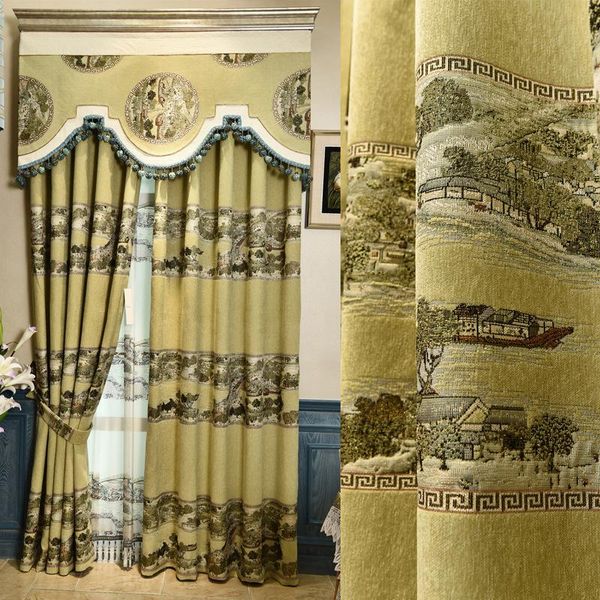 curtain & drapes european style modern atmosphere luxury embroidered curtains for living room bedroom study blackout customization
curtain & drapes european style modern atmosphere luxury embroidered curtains for living room bedroom study blackout customization